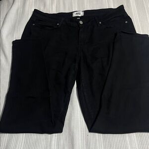 PAIGE Classic Black Denim Pants